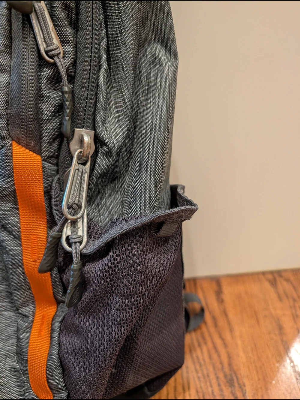 The North Face Gray & Orange Vault Backpack